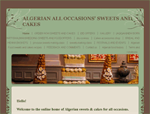 Tablet Screenshot of algeriancuisine.co.uk